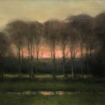 Dennis Sheehan, Summer Twilight, Oil on canvas, 14 x 22 inches