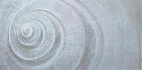 Greg Mort, Endless Spiral, 2019, Watercolor, 21 x 40 inches