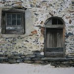 Peter Sculthorpe, Old Stucco and Stone, 2016, watercolor, 11 3/4 x 17 3/4 inches