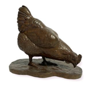 J. Clayton Bright, Dinner, Bronze, 7 x 6 x 3 ¼ inches, edition of 15