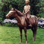 J. Clayton Bright, The Equestrienne (life size), Bronze, edition of 9