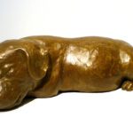 J. Clayton Bright, Uther, Bronze, 12 x 5 x 3 inches, edition of 30