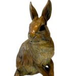 Margery Torrey, Heads Up, Bronze, 4 ½ x 3 ½ x 6 ¼ inches