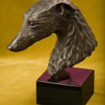 Rikki Morley Saunders, Frisky, 2004, bronze, 9 1/2 x 5 x 10 1/2 inches, edition of 10