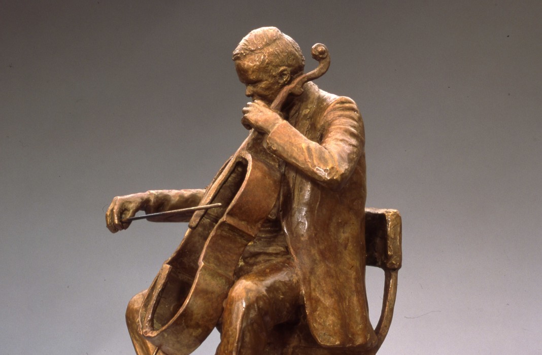 J. Clayton Bright, Cello Player (detail of String Quartet)