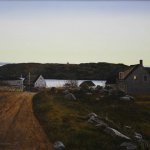 Peter Sculthorpe, Glow Over Manana, oil on linen, 20 x 30 inches
