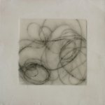 Betsy Eby, Small Tablet on Panel 7, Encaustic on Mounted Canvas 10 x 10 inches