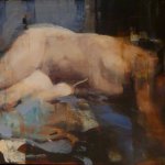 Alex Kanevsky, J.F.H 5, Oil on Panel , 7 x 13 inches