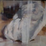 Alex Kanevsky, J.F.H, Oil on Panel, 7 x 13 inches