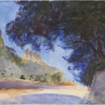 John Singer Sargent (1856-1925), Olive Tree, Corfu, Greece, 1909, Watercolor on paper, 14 x 20 inches
