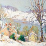 Fern Isabel Coppedge, From the Hill Top, oil on canvas, 30 x 24 inches