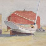 Thomas Anshutz, Near Cape May, 1894 Watercolor on paper 10 x 14 3/8 inches