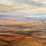 Caroline Adams, Change, 2018, egg tempera on panel, 15 3/4 x 15 3/4 inches