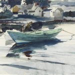 Andrew Wyeth (1917-2009), The Green Dory, 1940, watercolor, 14 5/8 x 20 3/4 inches