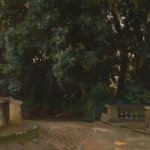 John Singer Sargent (1856-1925), Villa Torlonia, Frascati (A View of the Park,Villa Torlonia, Frascati), 1907, oil on canvas, 27 1/2 x 35 1/2 inches