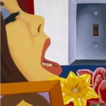 Tom Wesselmann (1931 - 2004), Bedroom Painting #36, 1976, oil on canvas, 11 1/2 x 10 3/4 inches