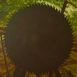 Jamie Wyeth, Buzz Saw, 1969, oil on canvas, 30 x 30 inches