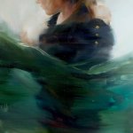 Sarah McRae Morton, The Rescue of Lady Bird Finch, 2018, Oil on linen, 20 x 40 inches - SOLD