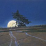 Greg Mort, Lunar Pathways, oil, 20 x 29 inches