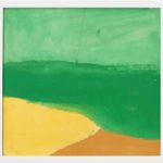 Helen Frankenthaler, Untitled, 1973, Oil on linen-covered book, 11 x 11 ⅜ x 1 ¾ inches