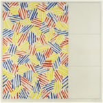 Jasper Johns; #1, After 'Untitled 1975;' 1976, Color lithograph, 28 ¾ x 28 ½ inches