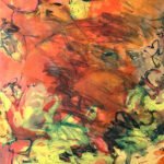 Vicki Vinton, Fear Eats the Soul, 2020, Mixed media on canvas, 60 x 48 inches