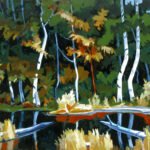 Philip Koch, Deep Forest Pool (SOLD), 2020, Oil on panel, 32 x 40 inches