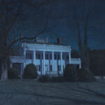 Timothy Barr, Knox Mansion, Valley Forge Park, 2022, Oil on panel, 23 x 27 inches