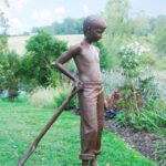 J. Clayton Bright, A Moment (life size), Bronze, 35 x 54 x 19 inches, edition of 15