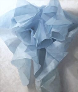 Judith Pond Kudlow, Glacier Ice, Oil on canvas, 36 x 30 inches