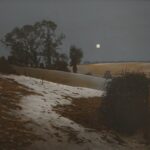 Peter Sculthorpe, Wolf Moon, 2024, Oil on linen, 30 x 40 inches - SOLD -