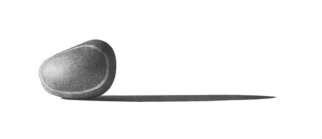 Jon Mort, Offset, 2025, Graphite on Bristol Board, 12 ½ x 29 inches