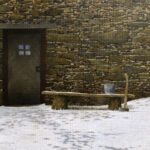 Peter Sculthorpe, Axe and Bucket, 2025, Oil on panel, 11 x 14 inches