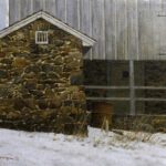 Peter Sculthorpe, Near Northbrook, 2025, Oil on linen, 8 x 10 inches