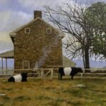 Peter Sculthorpe, West of Warrington, VA, 2025, Oil on linen, 9 x 12 inches