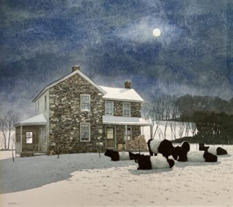 Peter Sculthorpe, The Tenant, Watercolor, 28 x 31 ½ inches