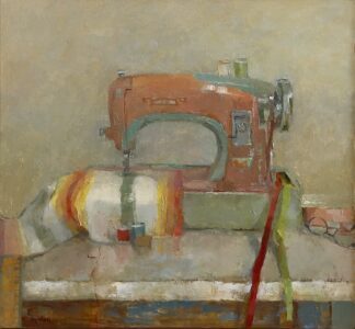 Tina Ingraham, The Precision Deluxe, Circa 1953, 2023, Oil on linen, 25 x 27 inches