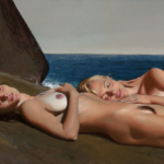 Bo Bartlett, Bastille Day (SOLD), 2014, Oil on panel, 24 x 36 inches