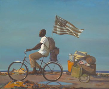 Bo Bartlett, Homeless (SOLD), 2019, Oil on linen, 82 x 100 inches