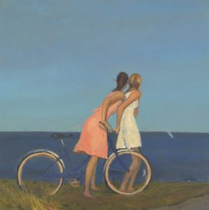 Bo Bartlett, Study for The Whale, 2017, Oil on panel, 13 x 13 inches
