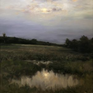 Dennis Sheehan, New Horizon, Oil on canvas, 30 x 30 inches