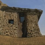 Francis DiFronzo, Refuge (Part 3), 2018, Oil over watercolor and gouache, 22 x 17 inches