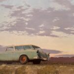 Francis DiFronzo, I Told Them Where You Are, 2020, Oil over watercolor and gouache on panel, 40 x 55 inches