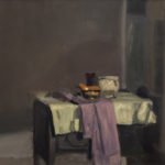 Giovanni Casadei, Still Life with Orange Gourd, 2019, Oil on panel, 11 x 14 inches