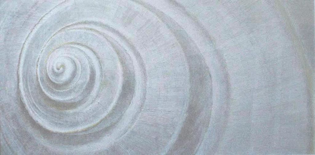 Greg Mort, Endless Spiral, 2019, Watercolor, 21 x 40 inches
