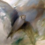 Jane Morris Pack, Bird in Flight, 2009, Oil on paper, 25 1/2 x 19 5/8 inches