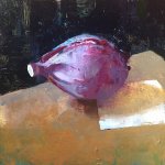 Jon Redmond, Cabbage 2, 2017, oil on board, 10 x 10 inches