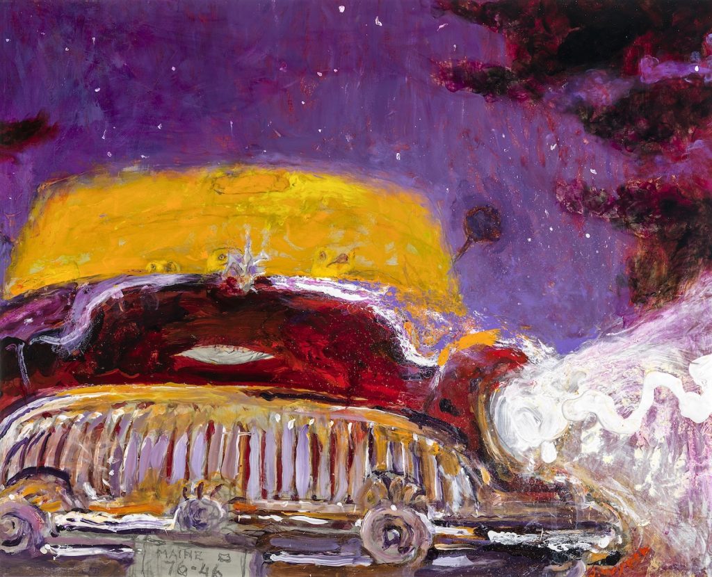 Jamie Wyeth (b. 1946), A Child Dream, 2025, Acrylic, oil and charcoal on gesso panel, 24 x 30 inches