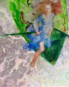 Jamie Wyeth (b. 1946), Seasick, 2026, Acrylic and enamel on innerglow panel, 36 x 32 inches