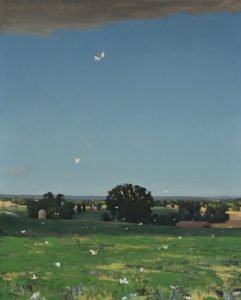 Michael Allen, Balance, 2019, Oil on linen, 60 ½ x 48 ½ inches